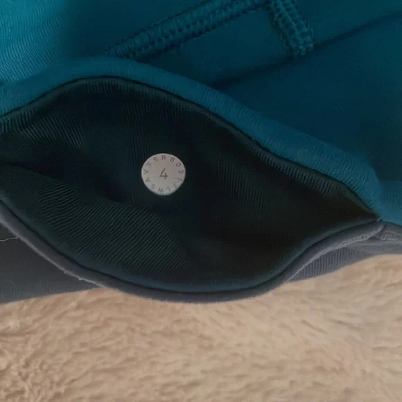 Lululemon Blue Reversible Leggings - Picture 6 of 8